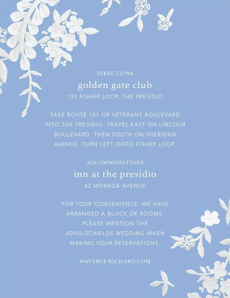 Fleurs d'Alençon Information Card