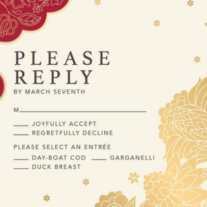 Sanganeri Response Card