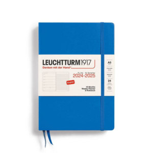 619428066.png 2025 Leuchtturm1917 Weekly Planner & Notebook Medium (A5) 2025, 18 Months, Sky