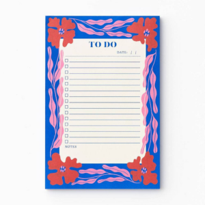 Funky Floral Notepad