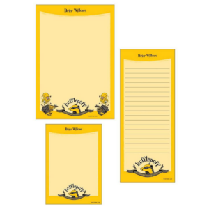 619428130.png Hufflepuff Mascot Illustrated Academia Harry Potter Mixed Personalized Notepads