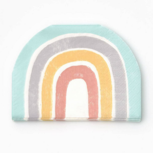 Oh Baby Rainbow Die-Cut Napkins