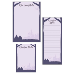 Forbidden Forest Purple Silhouette Harry Potter Mixed Personalized Notepads