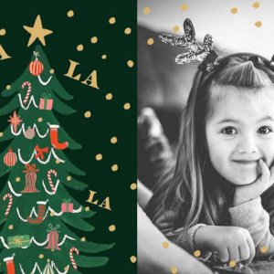 619428186.png Fa La La Tree Holiday Photo Card