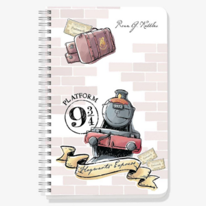 619428222.png Hogwarts Express Platform 9 3/4 Watercolor Harry Potter Custom Journal