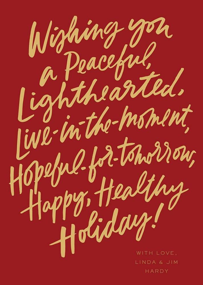 Lighthearted Holiday Card
