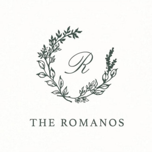 Botanical Wreath Monogram Stationery