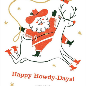 Cowboy Claus Holiday Card