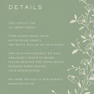 Cornelia Green Information Card