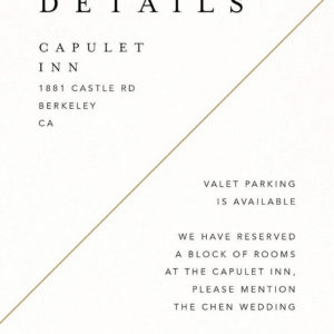 Adored Information Card