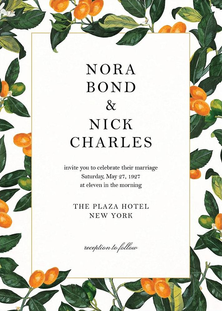 Nagami Wedding Invitaiton