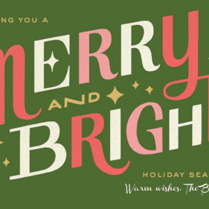 Bright Holiday Holiday Card
