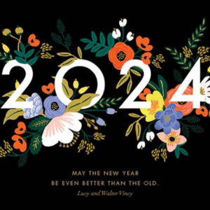 619428436.png Lively Floral Year Holiday Card