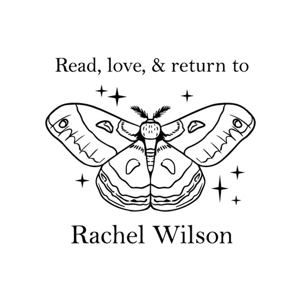 Moth Custom Stamp Plate