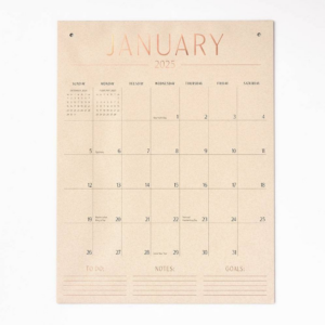 2025 Tall on the Wall Calendar