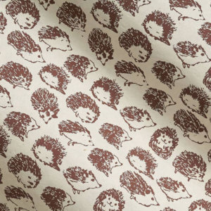 Hedgehogs on Cream Handmade Paper