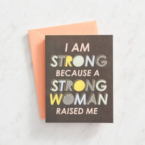 Strong Woman Mother's Day Card