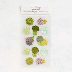 619429786.png Succulent Floral Foil Stickers