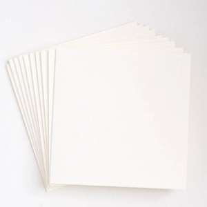 Luxe White Diagonal Folder