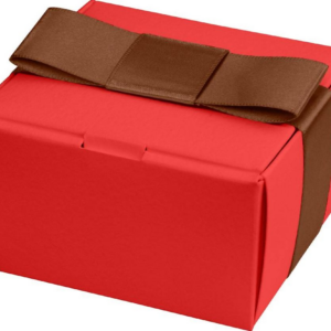 Classic Square Favor Box - Red
