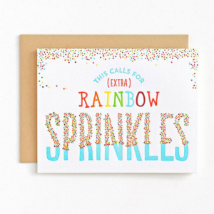 619432938.png Extra Rainbow Sprinkles Birthday Card