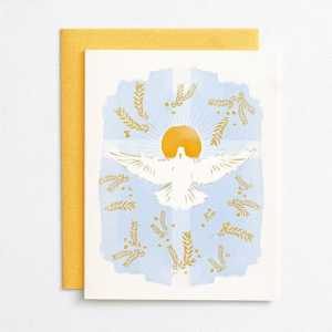 619432977.png Dove and Cross Greeting Card