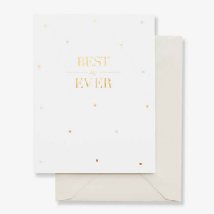 Best Day Ever Wedding Card