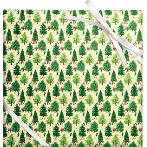 Christmas Tree Farm Stone Wrapping Paper