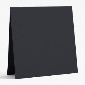 5.5" Square Black Folded Cards