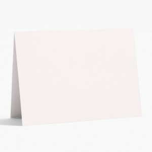 A6 Superfine White Folded Cards