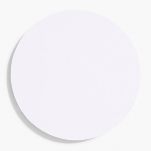 5.5" Pure White Circle Cards