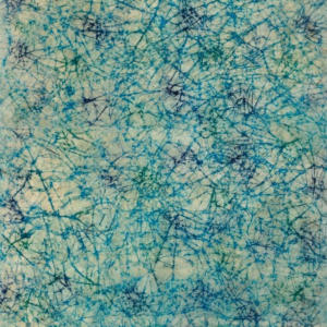 Batik Rustic Green Turquoise Handmade Paper