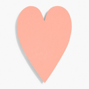 Heart 4 Bar Coral Cards