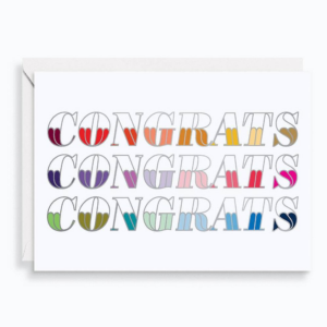 Colorful Congratulations Card