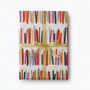 619441507.png Rifle Paper Co. Birthday Candles Wrapping Paper