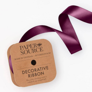 619442125.png Satin Raisin Ribbon 1" 10YD