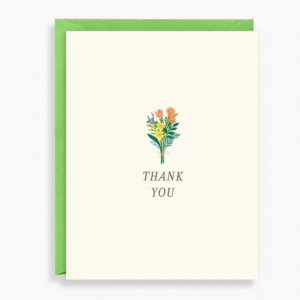 Miniature Bouquet Thank You Card Set