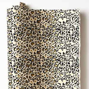 619443247.png Gold Foil Cheetah Print On Cream Handmade Paper