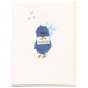 Blue Bird Passover Card