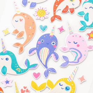 619444130.png Narwhal Colorful Stickers