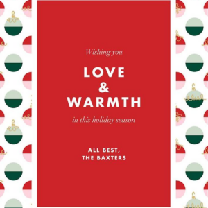 Dipped Ornaments Greeting Card