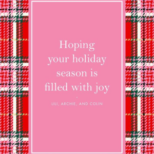 Holiday Plaid Greeting Card
