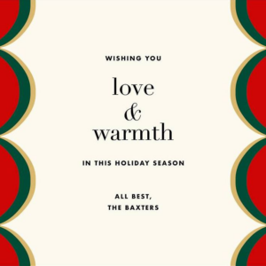 Intarsia Scallop Greeting Card