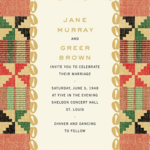 Cowrie Wedding Invitation