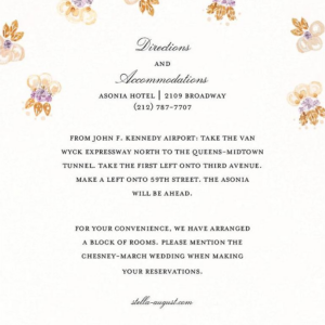 Petal Cascade Information Card