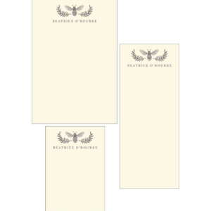 Bee Laurel Mixed Personalized Notepads