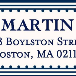 Architectural Frame Return Address Label