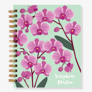 12-Month Orchid Custom Planner