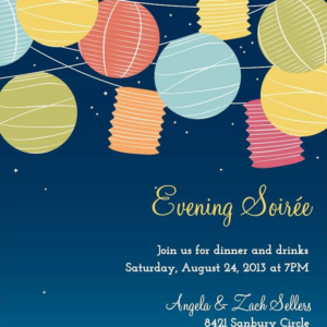 Lanterns Party Invitation