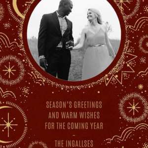 Guiding Stars Holiday Photo Card